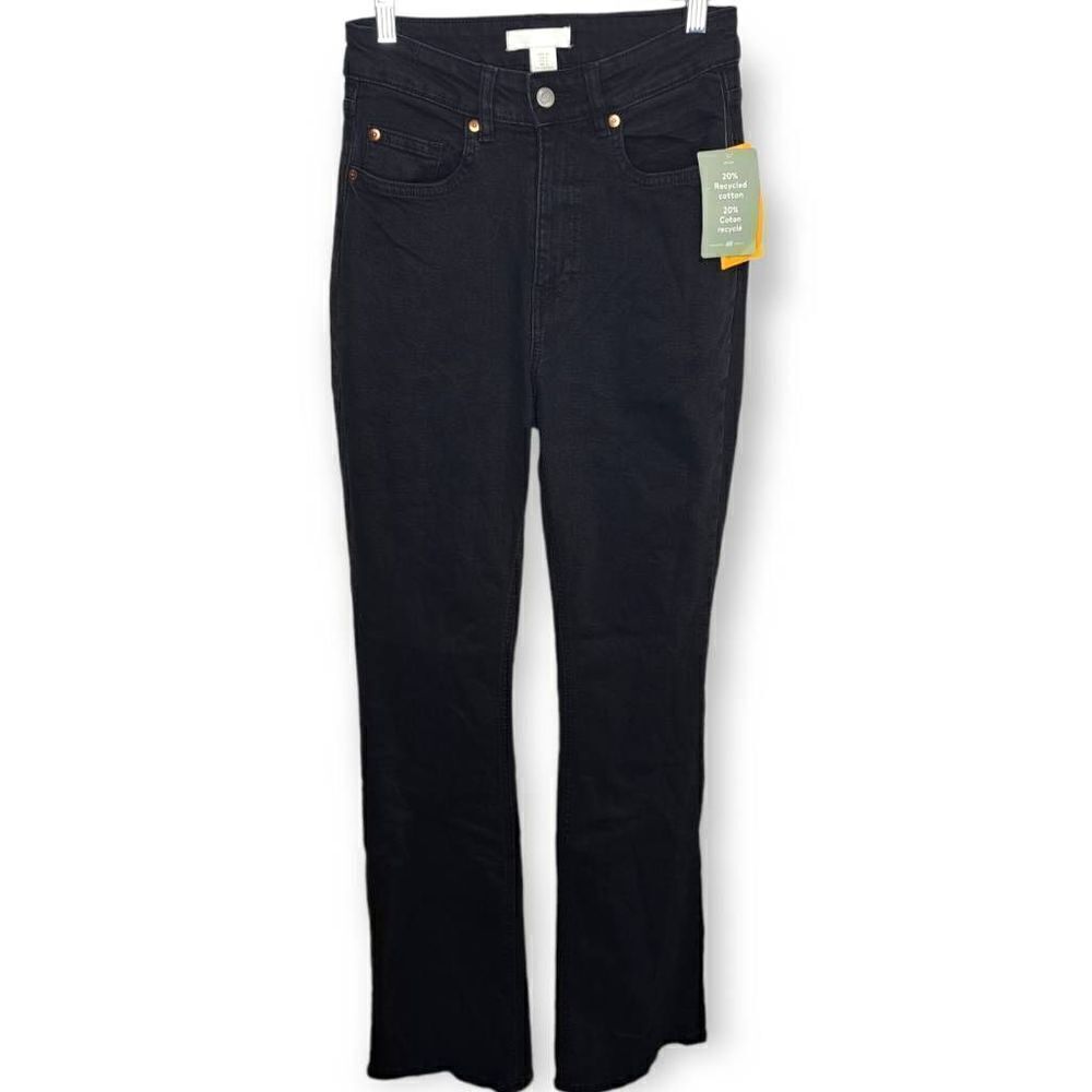 H&M Concious High Waist Flared Jeans size 6 NWT